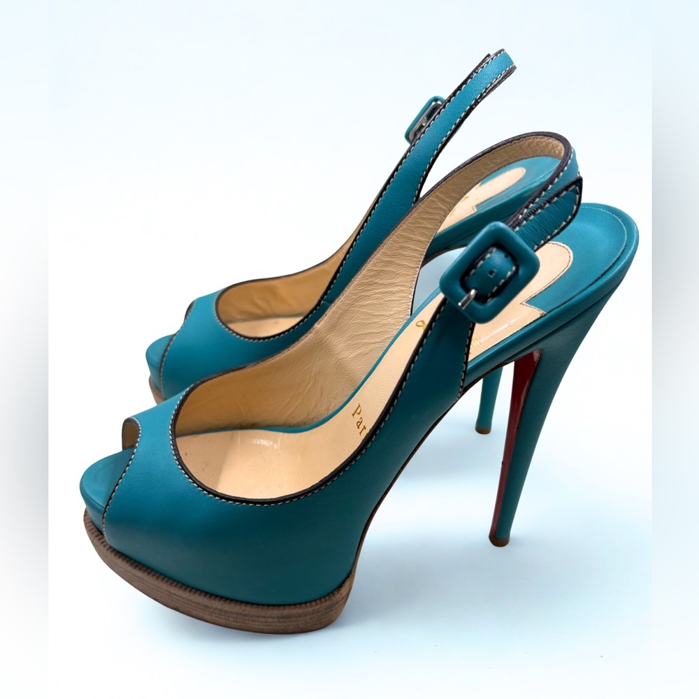 Christian Louboutin Peep-Toe Heels
